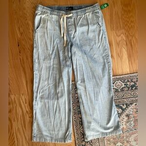 Gap High Rise Wide-Leg Pull-On Jeans